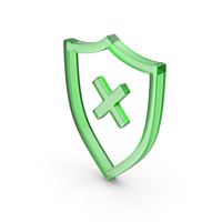 Shield Line Glass PNG & PSD Images