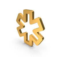 Outline Paramedic Icon Gold PNG & PSD Images