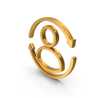 Out Line Update Profile Personal Account Icon Gold PNG & PSD Images
