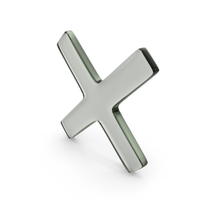 Glass Multiplication Symbol PNG & PSD Images