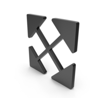 App Move Four Directions Arrows Icon PNG & PSD Images
