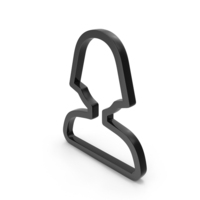 Female User Frame Symbol PNG & PSD Images