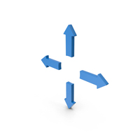 Directional Four Side Arrows PNG & PSD Images