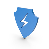 Thunder Power Secure Shield PNG & PSD Images