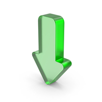 Arrow Glass Down PNG & PSD Images