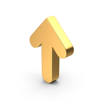 Arrow Gold Up PNG & PSD Images
