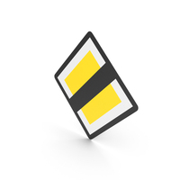 Icelandic Sign End of Priority Road PNG & PSD Images