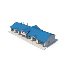 Classic Car Wash Building PNG & PSD Images