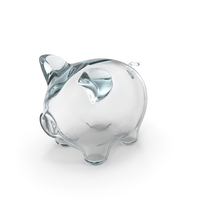 Piggy Bank Glass PNG & PSD Images