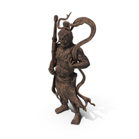Japanese Nio Statue PNG & PSD Images