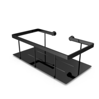 Black Bathroom Shelf PNG & PSD Images