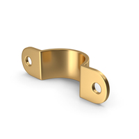 Gold Pipe Clamp PNG & PSD Images