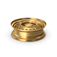 Gold Car Wheel PNG & PSD Images