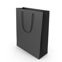 Paper Bag Black PNG & PSD Images