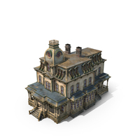 Vintage Victorian House PNG & PSD Images