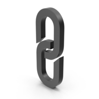 Black Chain Symbol PNG & PSD Images
