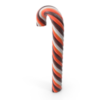 Halloween Orange Candy Cane PNG & PSD Images