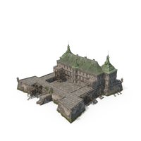 Abandoned Renaissance Castle PNG & PSD Images