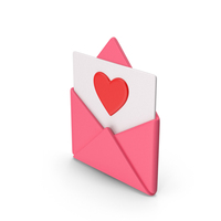 Cartoony Love Message PNG & PSD Images