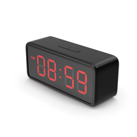 Electric Alarm Clock PNG & PSD Images