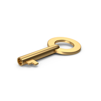 Gold Handcuff Key PNG & PSD Images