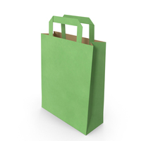 Paper Bag Green PNG & PSD Images