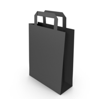 Paper Bag Black PNG & PSD Images