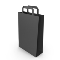 Paper Bag Black PNG & PSD Images