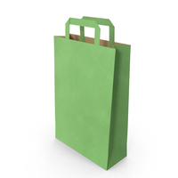 Paper Bag Green PNG & PSD Images