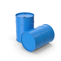 Blue Barrels PNG & PSD Images