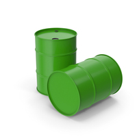 Green Barrels PNG & PSD Images