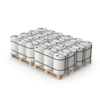 Stacked Barrels On Wood Pallets PNG & PSD Images