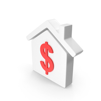 House Icon Dollar Color PNG & PSD Images