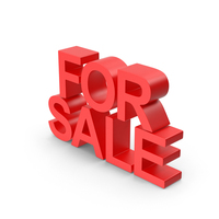 For Sale Red PNG & PSD Images