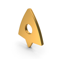 Space Ship Icon Gold PNG & PSD Images