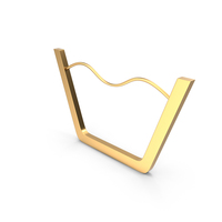 Gold Machine Wash Normal Symbol PNG & PSD Images