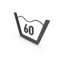 Wash At Or Below 60C PNG & PSD Images