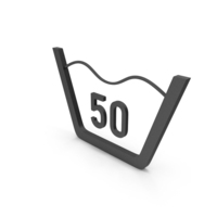 Wash At Or Below 50 Degree Celsius Symbol PNG & PSD Images