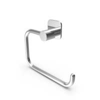 Koros Silver Effect Wall Mounted Toilet Tissue Roll Holder PNG & PSD Images