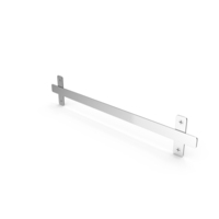 Amantea Brushed Stainless Steel Wall Rail PNG & PSD Images