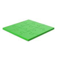 Green Puzzles PNG & PSD Images