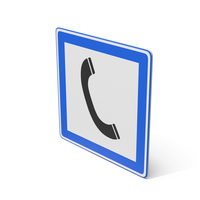 Telephone Sign PNG & PSD Images