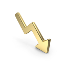 Down Graph Symbol PNG & PSD Images
