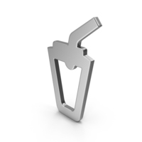 Silver Drink Glass Symbol PNG & PSD Images