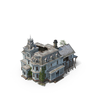 Old Abandoned House Victorian PNG & PSD Images