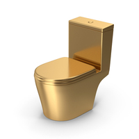 Gold Toilet PNG & PSD Images