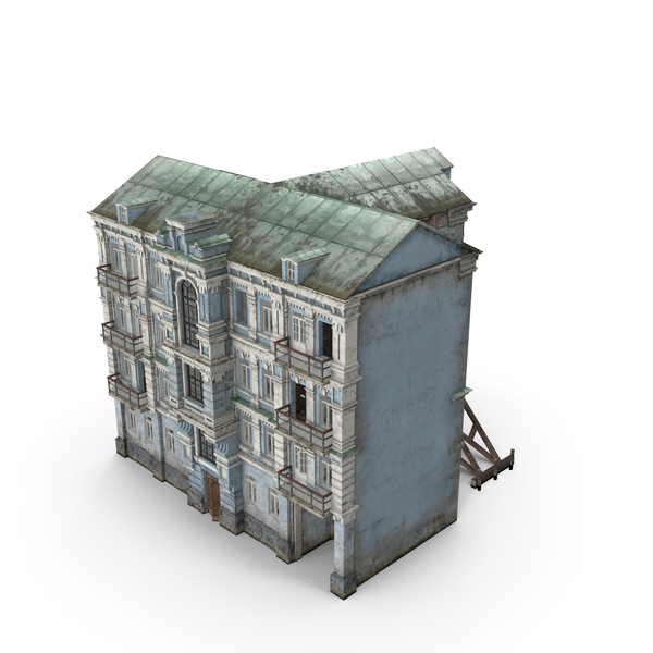 Abandoned City House PNG & PSD Images