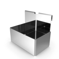 Stainless Steel Hanging Bathroom Storage Box PNG & PSD Images