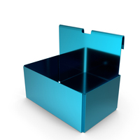 Blue Hanging Bathroom Storage Box PNG & PSD Images