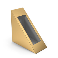 Gold Sandwich Box PNG & PSD Images